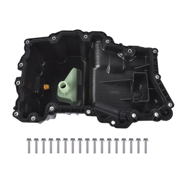 油底壳 Plastic Oil Pan Assembly with Gasket Replacement for Ford F-150 2.7L 2018-2023 ML3Z6675J JT4Z6675E-6