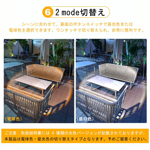 太阳能八爪鱼灯 双色光（暖光+白光）-9