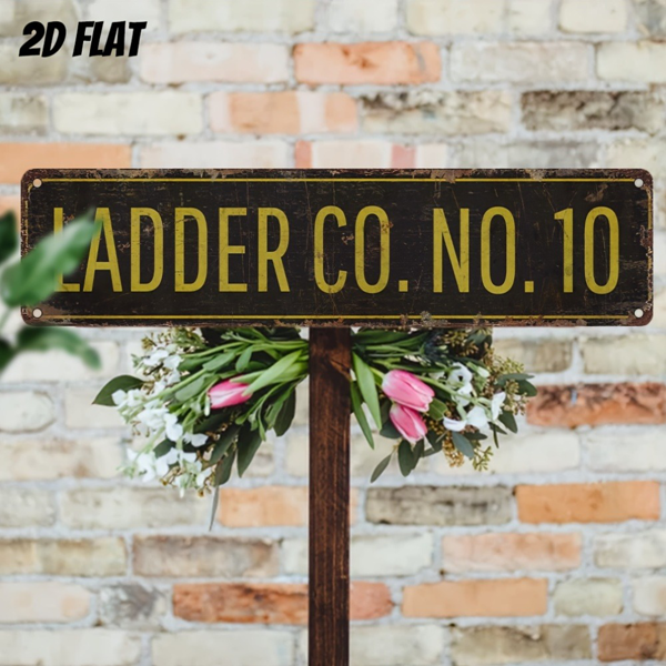 CIFbuy 复古铝制装饰标牌新年情人节礼品家居墙面悬挂 2D 装饰牌匾（TikTok、temu 下自提）-7