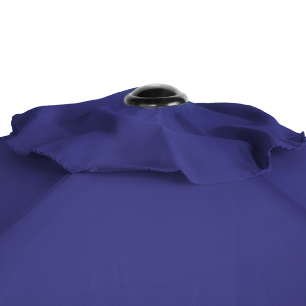 9FT 海军蓝 转向头 KD 圆形 太阳伞  涤纶布 6铁伞骨 铁中柱-10