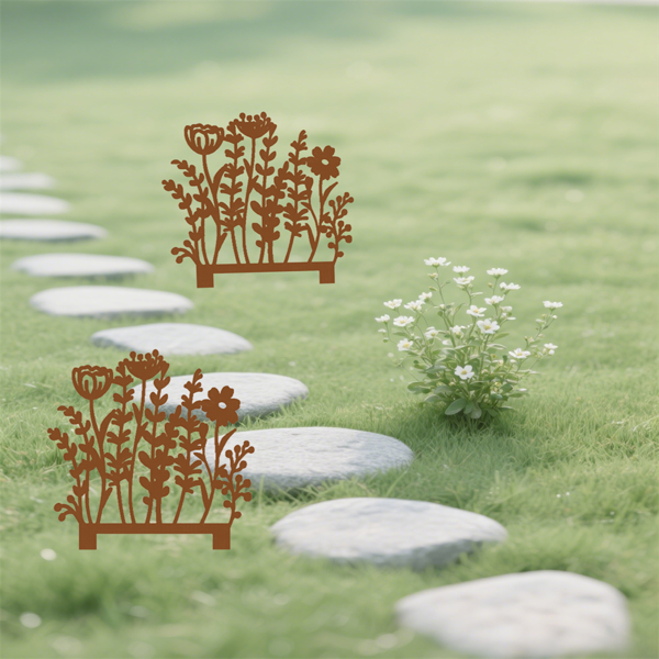 CIFbuy复古花园标牌户外庭院装饰铁制景观标桩（TikTok、temu下自提）-1