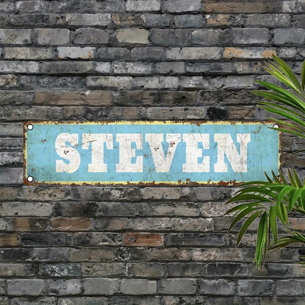 CIFbuy 复古铝制标牌 UV 印刷防尘防水车库咖啡馆酒吧墙面挂饰（TikTok、temu 下自提）-4