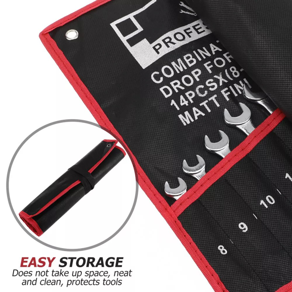 梅花扳手开口两用14件套-7