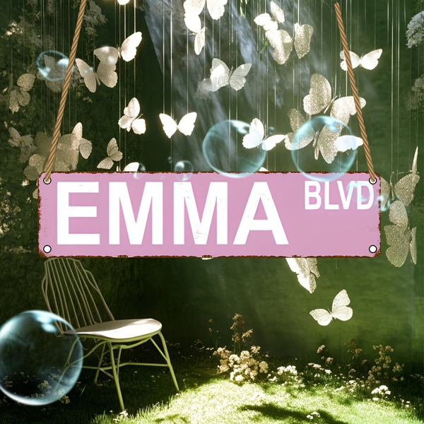 CIFbuy Emma Blvd 木制标牌公园社区农舍家居商用壁挂装饰牌（TikTok、temu 下自提）-6