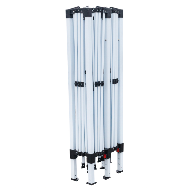 10*20ft 蓝色 4片面-2个窗 折叠棚 牛津布 喷塑铁管 便携-25