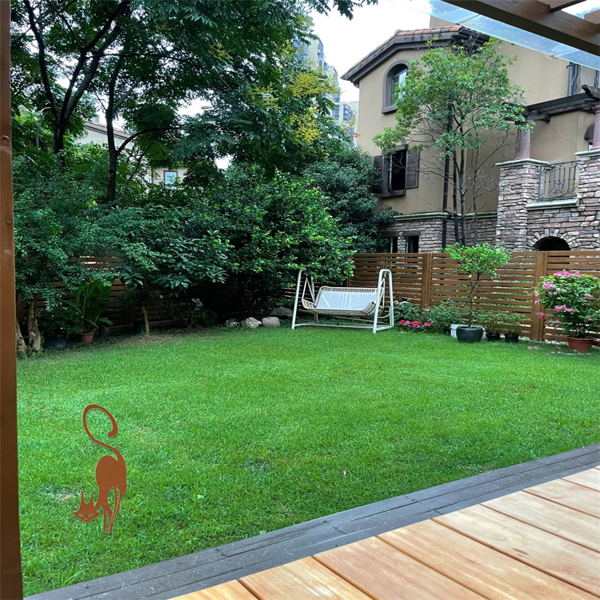 CIFbuy哥特黑猫金属墙饰 万圣节和圣诞节复古风格户外室内庭院装饰（TikTok、temu下自提）-7