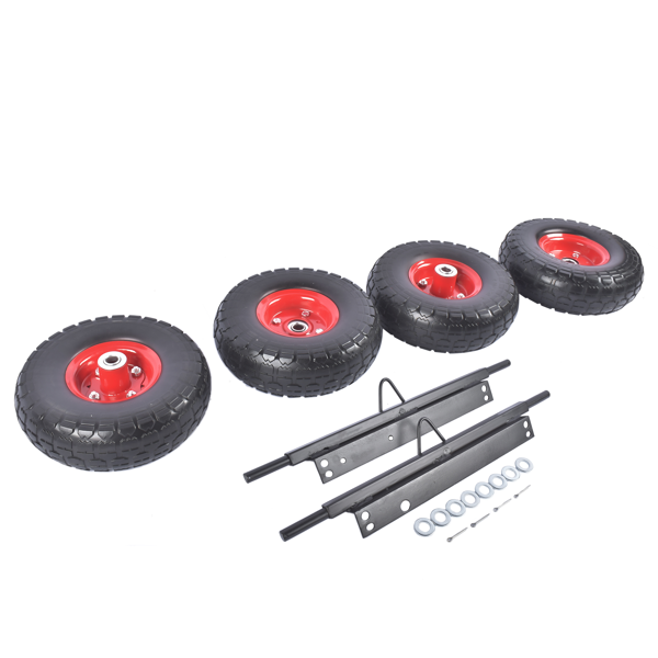发电机车轮套件 Solid Never Flat Tires All-Terrain Wheel Kit Replacement for Honda EU3000is Generator-6