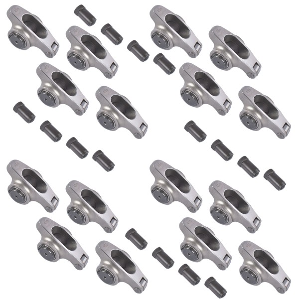 摇臂 16Pcs 17-4PH Stainless Steel Rocker Arms Fit for Pontiac 287-455 V8 4.3L 1.65 Ratio-3