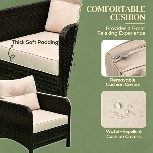 户外花园沙发套装 /藤编沙发-4