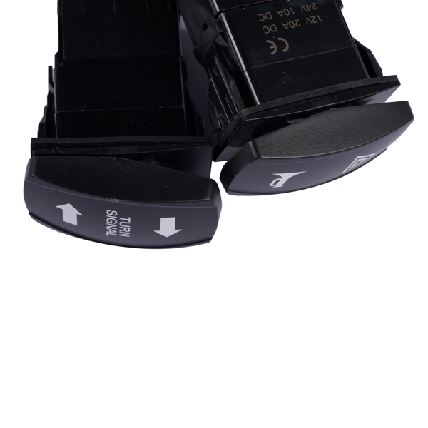 转向灯套件 UTV Turn Signal Kit w/ 110D Horn Street Legal Rocker Switch Triangle LED Lights Replacement for Polaris, Can-Am, Teryx, CFMoto-8