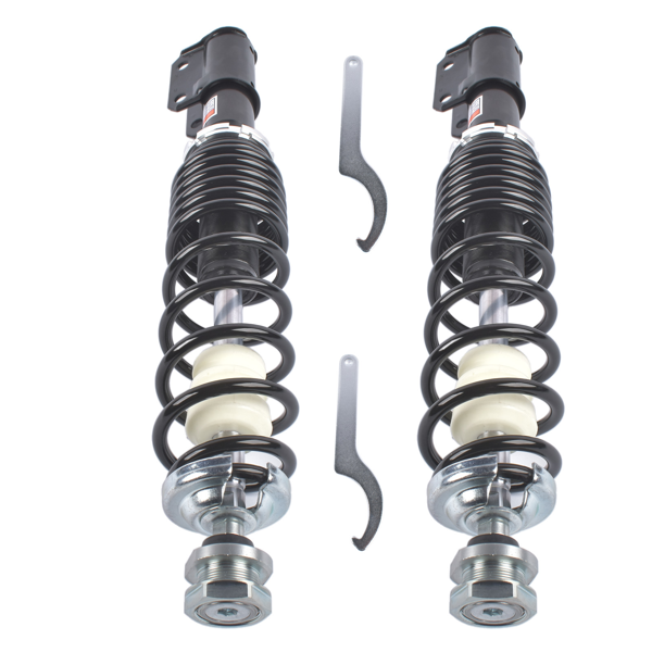 减震器 2Pcs Front Left and Right Shock Absorber with Coil Spring Fit for Can-Am Outlander 500 & Outlander Max 500 2007-2009 Black-1