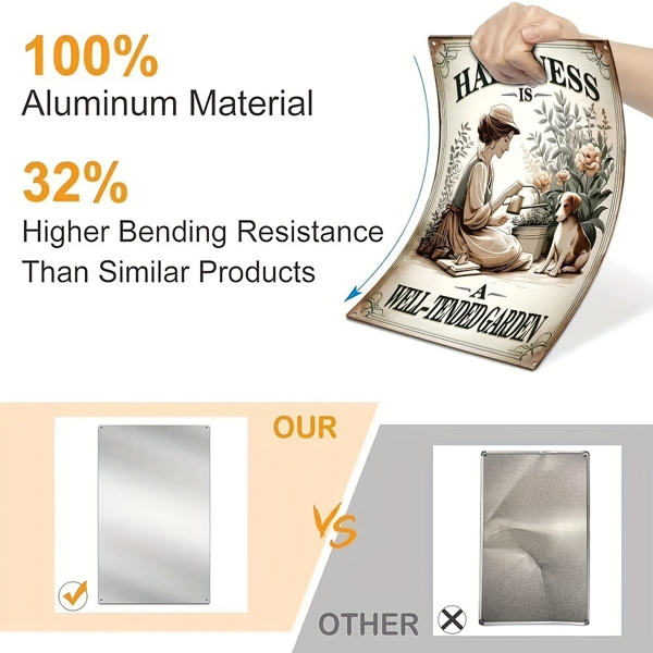 CIFbuy 德文视频监控铝制警示牌室内外安全标识（TikTok、temu 下自提）-2