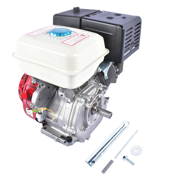 A3 四冲程 420cc 15HP OHV水平轴汽油发动机红色 4 Stroke 15HP 420cc Gas Engine, Horizontal Shaft OHV Gas Motor, Shaft 1" (25mm) Diameter, Go Kart Motor Engine for Log Splitters Compressors Lawn Mowers-7