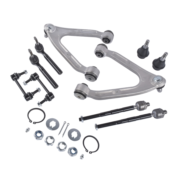 控制臂 10Pcs Front Upper Control Arm w/Ball Joint Sway Bars Kit Fit for Hummer H3 2007-2010-6