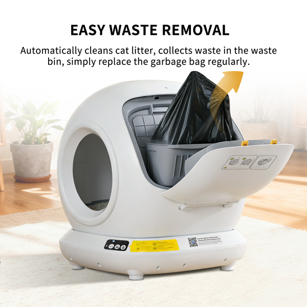 全自动猫砂盆 - 365天无需铲屎，极致洁净，尊享智能养宠生活-11