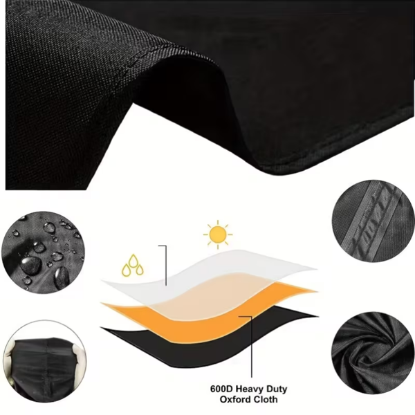 全黑拖车挂钩盖用于房车和旅行拖曳 - 适用于房车、卡车、拖车、船只及全地形车 - 防尘防雪防水，易安装，增强边缘设计，耐用结构，户外爱好者必备-5