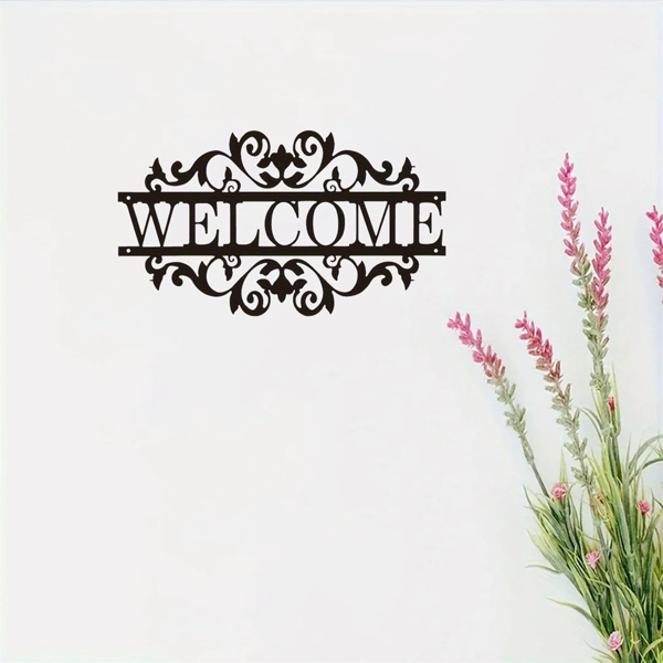 CIFbuy复古农场风门牌乡村金属壁饰户外庭院装饰温馨家居礼物(TikTok、temu下自提)-5