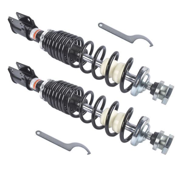 减震器 2Pcs Front Left and Right Shock Absorber with Coil Spring Fit for Can-Am Outlander 500 & Outlander Max 500 2007-2009 Black-7