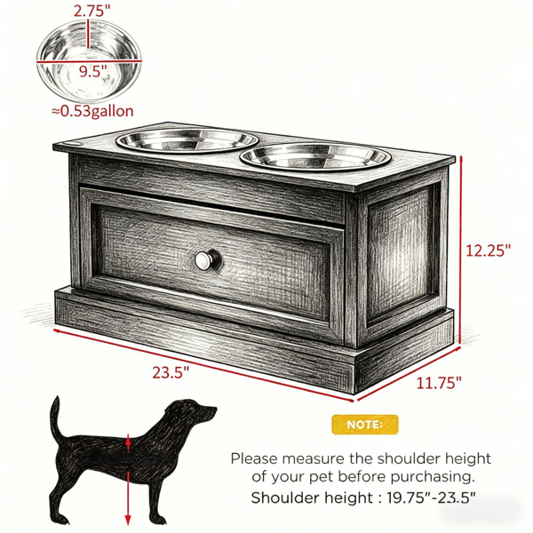 宠物喂食狗碗-5