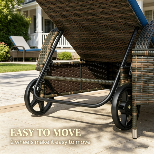 休闲椅带桌子-5