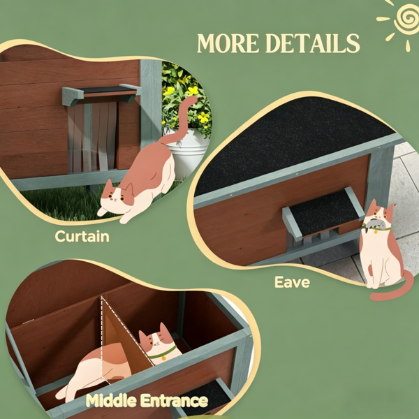 猫舍/木制猫屋-5