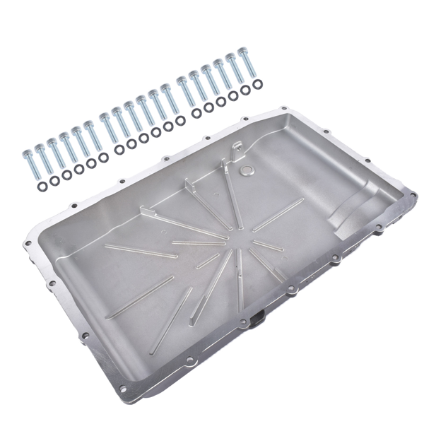 变速箱油底壳 Heavy Duty Cast Aluminum Transmission Oil Pan Replacement for Ford F-150 Mustang Expedition Ranger Explorer Lincoln Navigator 328053210-5
