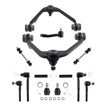 13x Front Upper Control Arms Tie Rods fit for 97-02 Ford Expedition F-150 F-250 RWD