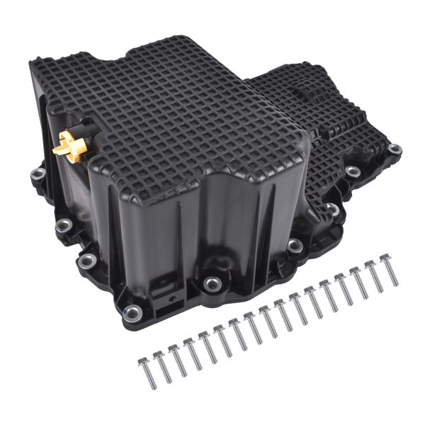 油底壳 Plastic Oil Pan Assembly with Gasket Replacement for Ford F-150 2.7L 2018-2023 ML3Z6675J JT4Z6675E-1