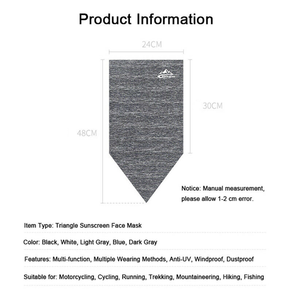 无痕三角巾 随机颜色-2