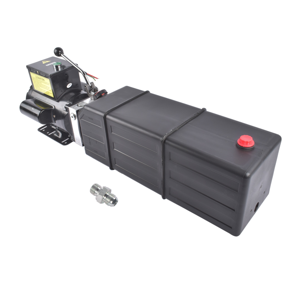 液压泵 14 Quart 3.7 Gal Hydraulic Power Unit 3HP 220V 2950 PSI 2880 RPM for 2 and 4 Post Lifts Car Lifting Hydraulic Pump Single-Acting-3