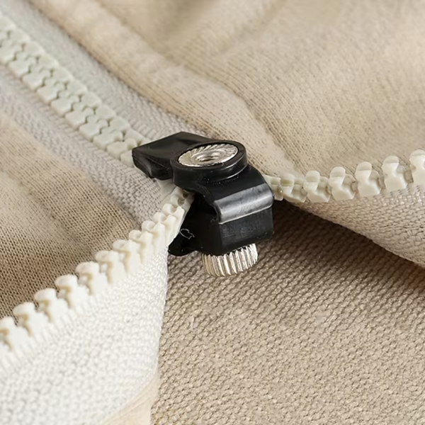 36件拉链修复套件，快速安装拉链头，拆卸式替换拉链顶部，交换式塑料拉链拉，适用于服装、行李、背包、缝纫用品，尺寸为S/M/L-7