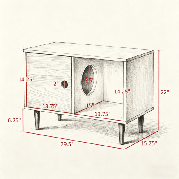 猫舍/木制猫屋-5
