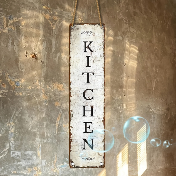 CIFbuy 复古木质挂牌农舍厨房餐厅墙面装饰家居壁挂易装耐用（TikTok、temu 下自提）-4