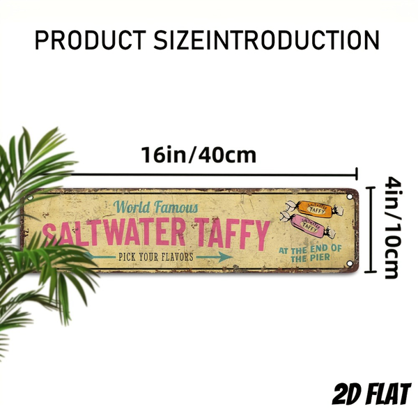 CIFbuy 复古风格铝制标牌新年情人节礼品家居多用途墙面悬挂装饰牌（TikTok、temu 下自提）-2