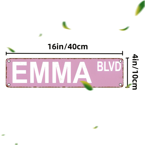 CIFbuy Emma Blvd 木制标牌公园社区农舍家居商用壁挂装饰牌（TikTok、temu 下自提）-2