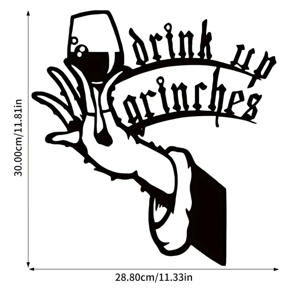 CIFbuy 波西米亚风悬挂酒杯墙饰 复古家居装饰适用于客厅卧室厨房玄关（TikTok、temu下自提）-3