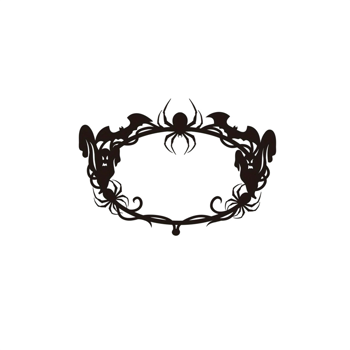 CIFbuy哥特蝙蝠蜘蛛网幽灵挂墙装饰万圣节派对家居室内外节日布置(TikTok、temu下自提)