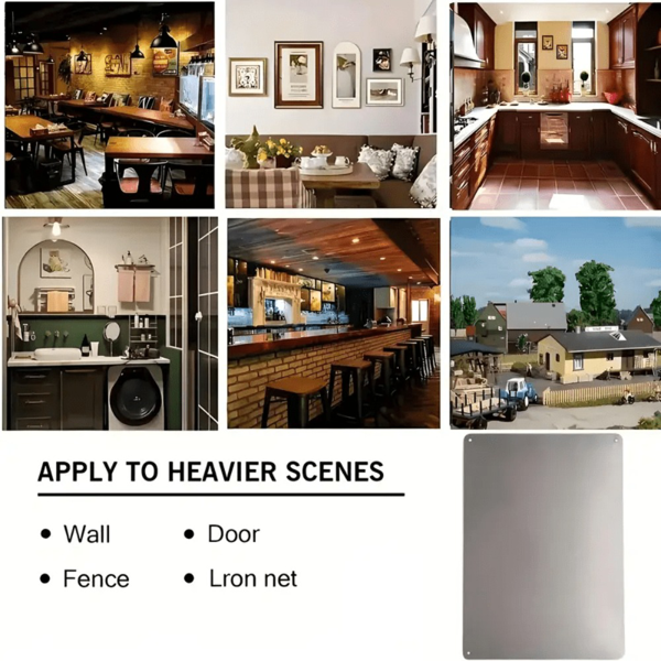 CIFbuy 趣味禁止擅入退休藏尸警示锡牌乡村风户外装饰房主幽默礼品（TikTok、temu 下自提）-5