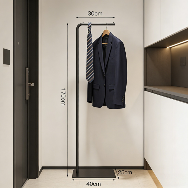 Clothing Rack, Golden Metal Freestanding Heavy Duty Clothes Rack with Marble Base, Multipurpose Garment Hanger for Bedroom, Hat, Scarf, Jacket-8