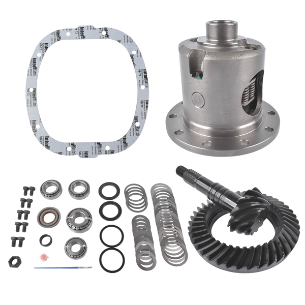 限滑锁套包 28 Spline Gear 3.73 Ratio Limited Slip Differential with Gear Kit Fit for GM 7.5"/7.625" 10-Bolt Posi Gears-3