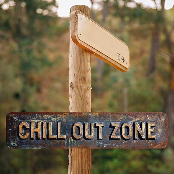 CIFbuy 放松区复古铝制标牌镂空字母乡村风墙面装饰卧室悬挂装饰牌（TikTok、temu 下自提）-6