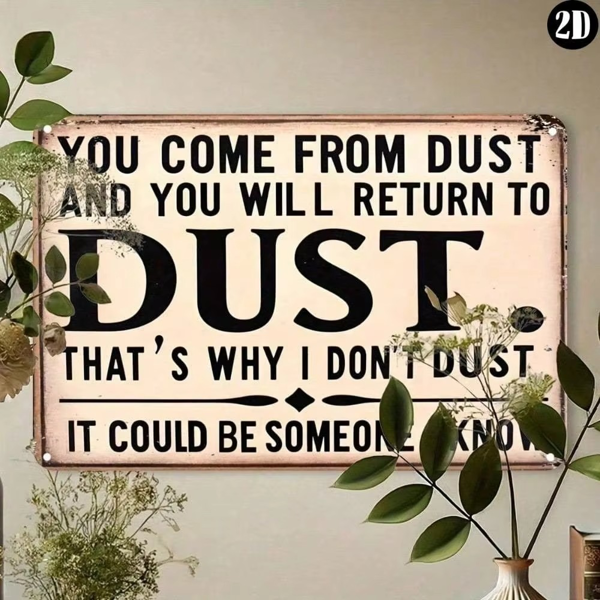 CIFbuy 复古哥特风箴言铁艺墙面装饰客厅浴室卧室挂画（TikTok、temu 下自提）-1