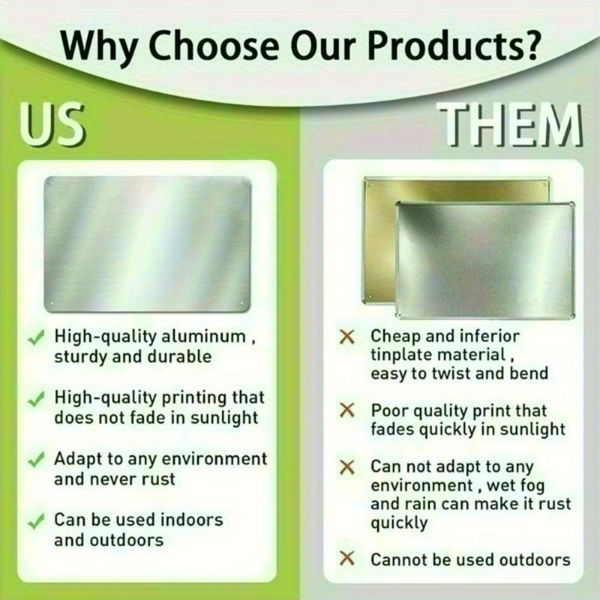 CIFbuy 复古禁酒令金属铝制标牌 20 年代风格家居酒吧装饰挂画（TikTok、temu 下自提）-7