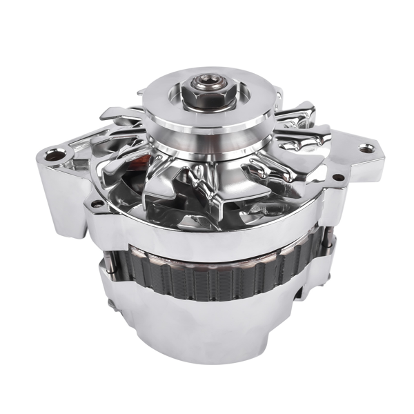 发电机 160A 12V CS130 Alternator wirh V-Belt Pulley Fits for GM Chevy Big Block V8 Gen. II V 7.4L-3