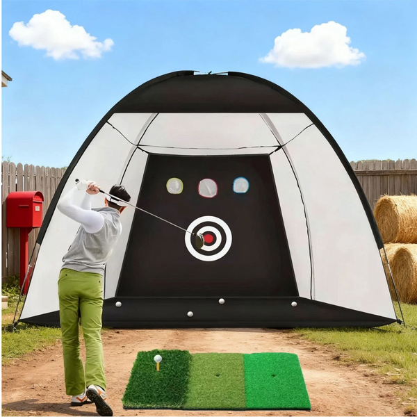 10x7 英尺高尔夫练习网-3