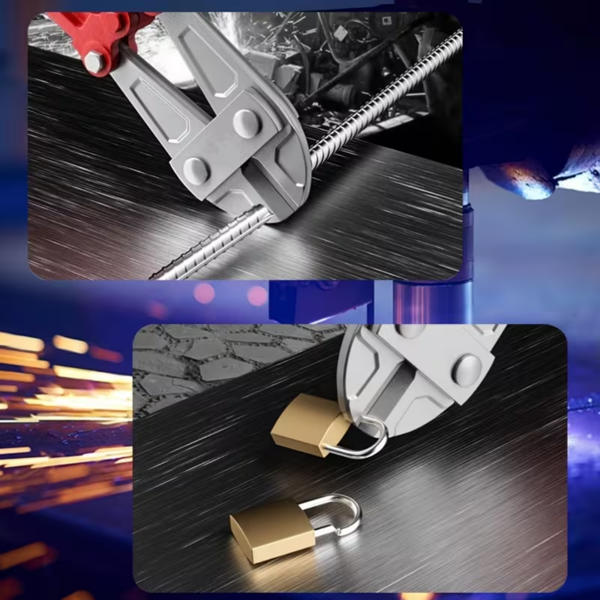 T8合金钢钢丝剪，钢筋剪钳，钢丝钳，钢筋链刀，省力手动可调节重型钢丝钳，鹰嘴剪，强力剪，适用于五金行业，建筑工程，剪切钢筋，农场-9