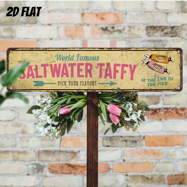 CIFbuy 复古风格铝制标牌新年情人节礼品家居多用途墙面悬挂装饰牌（TikTok、temu 下自提）-3