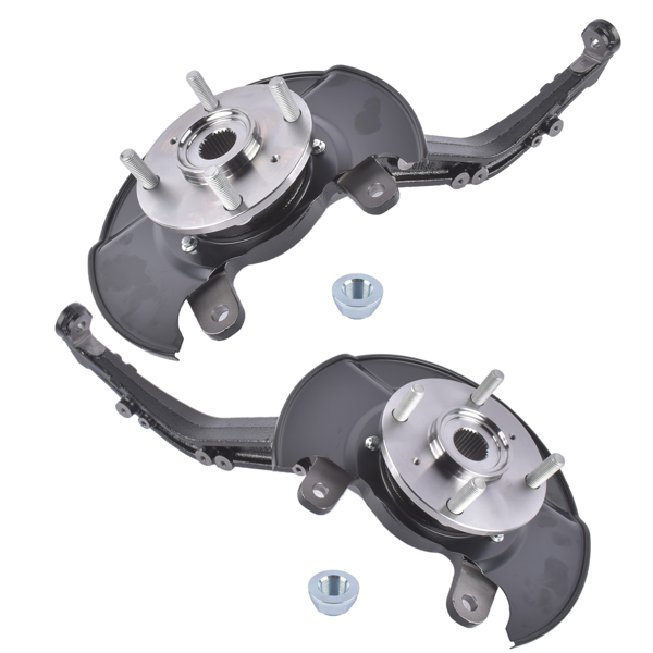 转向节 2* Front Left Right Steering Knuckle 4-Stud Replacement for Honda Accord 2.3L 98-02 45255SS0000-5