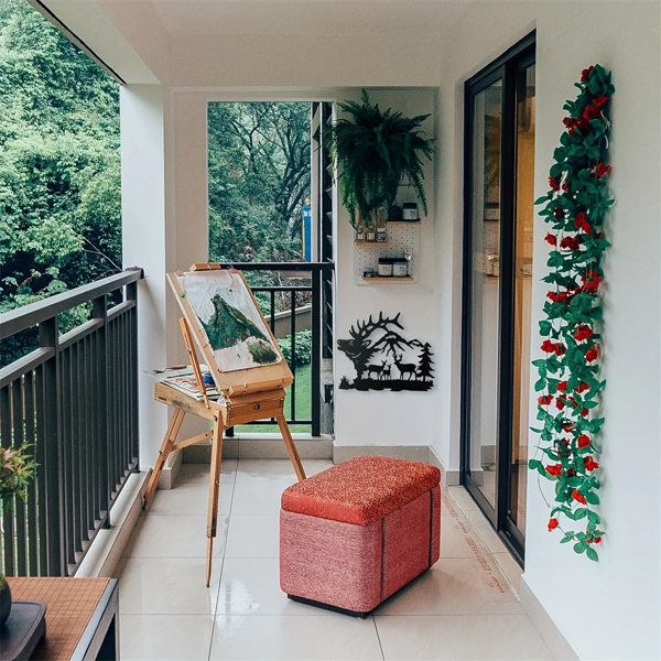 CIFbuy简约动物金属壁画3件套黑金色宠物主题家居装饰品(TikTok、temu下自提)-4