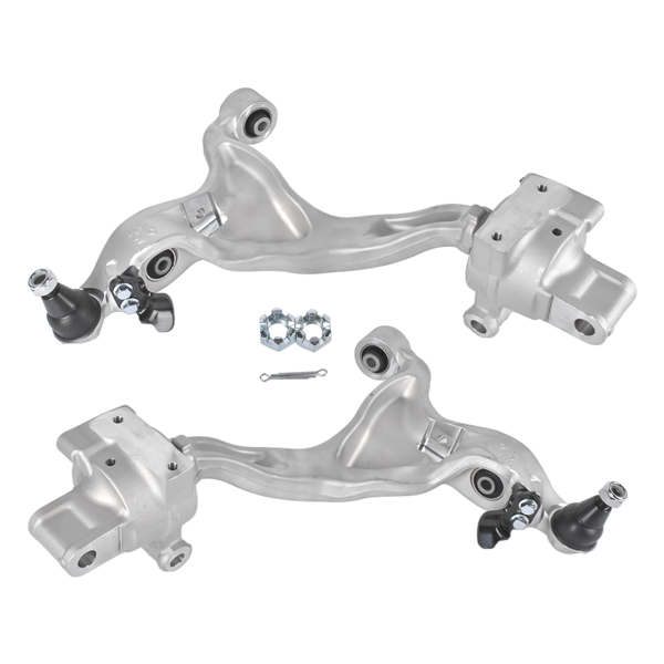 控制臂 2Pcs Front Lower Left and Right Control Arm Fit for INFINITI Q50 Q60 2014-2020 2.0L L4 3.0L 3.5L V6-4